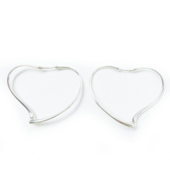 TIFFANY Silver Heart Earrings